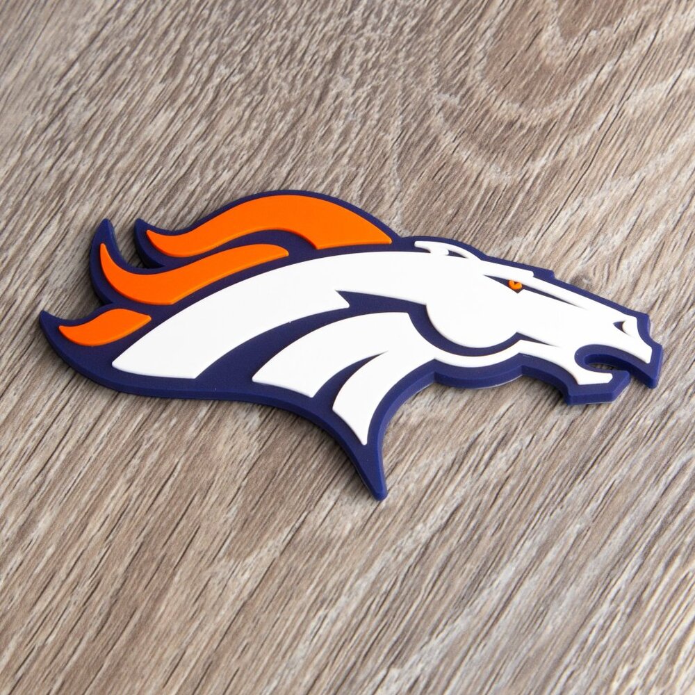 Denver Broncos 3D Five Panel Classic Rope Hat- White/ Navy - Picture 3 of 3